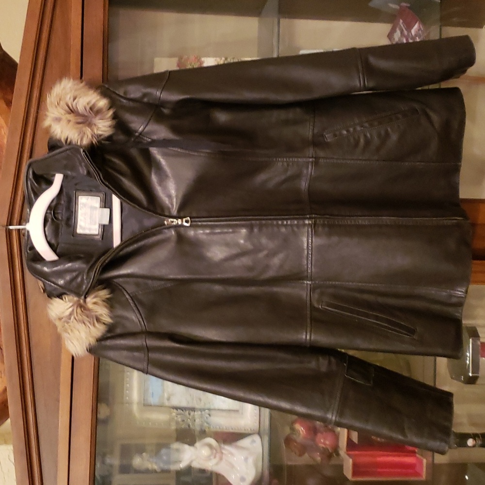Women's black Leather jacket